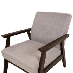 ASNES - Fauteuil - Taupe - Polyester -VIDAXL Winkel 0014872860264a5180460d868f2cb855