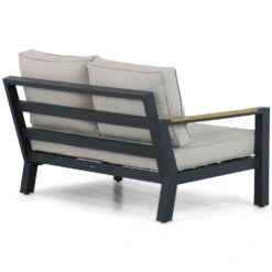 Hoek Loungeset 5 Personen Aluminium/Polywood (teakfinish) Grijs Lifestyle -VIDAXL Winkel 0090a900ec3649328f7721bff80f9822