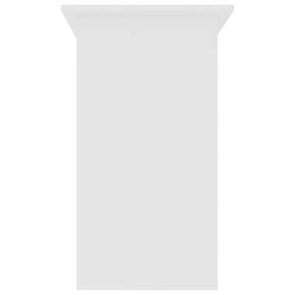 VidaXL Bureau 80x45x74 Cm Spaanplaat Wit 4 VidaXL Bureau 80x45x74 Cm Spaanplaat Wit - Afbeelding 4
