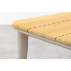 Vdgarde Premium Alaska Tuintafel - Teak/alu - Mokka- 240x100 Cm -VIDAXL Winkel 01164d8f1060409687966837f159ff87