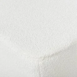 LUNGO - Ottomaan - Wit - Bouclé -VIDAXL Winkel 014e48e1027a4aea87e6db493b12492e