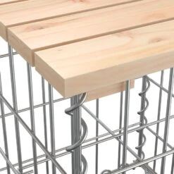 VidaXL - Tuinbank Schanskorfontwerp - Massief Grenenhout - 103x44x42 Cm -VIDAXL Winkel 016205fc63014cd9bfcb54dfd7e5fa73