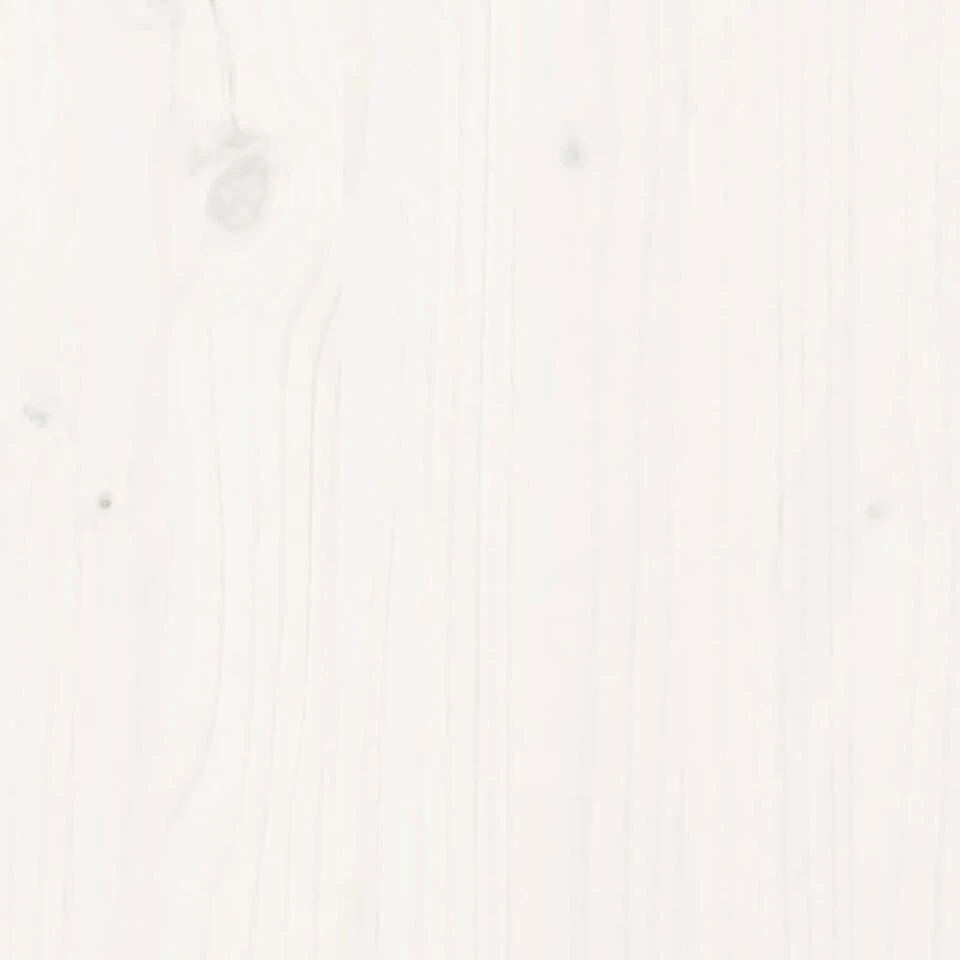 VidaXL - Tuinbank Zonder Armleuningen - Wit - Grenenhout - 70x70 67 Cm 7 VidaXL - Tuinbank Zonder Armleuningen - Wit - Grenenhout - 70x70 67 Cm - Afbeelding 7