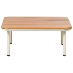 SENISE - Tuinsalontafel - Lichthout - 74 X 74 Cm - Kunsthout 12 SENISE - Tuinsalontafel - Lichthout - 74 X 74 Cm - Kunsthout -VIDAXL Winkel 0265c5c309424ef7b241257c5062edb6