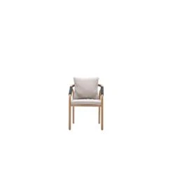 Monti Dining Fauteuil - Light Teaklook - Rope Lava Zwart - Gobi Sand -VIDAXL Winkel 039b2df815f747379bde893b9798c05b