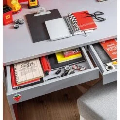 Race Cup - Autobureau - Jongenskamer - 68x103x151 Cm - Rood -VIDAXL Winkel 03dce840f79b4b4880cace6fab7f7ada