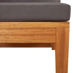 VidaXL - Hoekbank - Grijs - Acaciahout - Met Kussens -VIDAXL Winkel 04f592ebb7784b389ae7b2c869292870