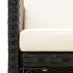 VidaXL - Tuinstoel En Voetenbank - Zwart - Poly Rattan - 4 Stuks 26 VidaXL - Tuinstoel En Voetenbank - Zwart - Poly Rattan - 4 Stuks -VIDAXL Winkel 0604ce47f3434c96a1a89cddecca9614