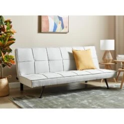 HASLE - Slaapbank 3-zits - Lichtgrijs - Polyester -VIDAXL Winkel 0646f42b259249e788e84ffb3adbc783