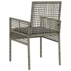 VidaXL - Tuinstoel - Grijs - Poly Rattan - 53 X 60 X 85cm -VIDAXL Winkel 065aba6523ae4a3c8e881bc37f357a9b