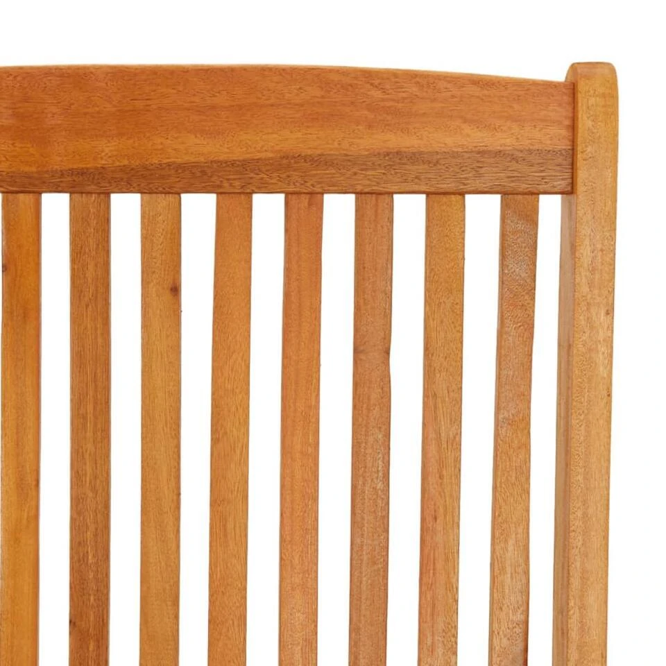 VidaXL - Tuinstoel - Bruin - Eucalyptushout - 2 Stuks - Inklapbaar 9 VidaXL - Tuinstoel - Bruin - Eucalyptushout - 2 Stuks - Inklapbaar - Afbeelding 9