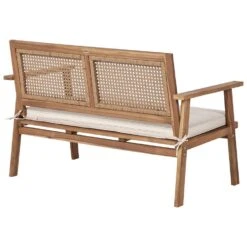 ARENELLA - Loungeset 4-zits - Lichthout/Beige - Acaciahout -VIDAXL Winkel 069e07e8f34d4ae489ccaf0d0239a791