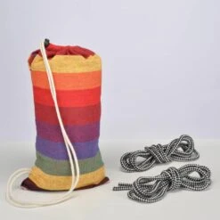 HI Hangmat 1 Persoon Meerkleurig -VIDAXL Winkel 08a5dbffe60546318e88e8449664c4e0