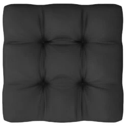 VidaXL - Tuinbank 2-zits - Zwart - Grenenhout - Met Kussens -VIDAXL Winkel 08b56f2b602d4917be9e5f7c514ef2e0