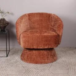 DS4U - Kenny Gestoffeerde Fauteuil - Roestbruin -VIDAXL Winkel 09111e2a23274d1bbfee7e8960b95749