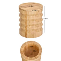 Poef En Hout -VIDAXL Winkel 095733197a1c4ae0adc65a40a5b25a7c