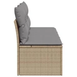 VidaXL - Tuinbank 3-zits - Beige - Poly Rattan - Met Kussens 15 VidaXL - Tuinbank 3-zits - Beige - Poly Rattan - Met Kussens -VIDAXL Winkel 097dc95a0e1046939339e3d07a39e576