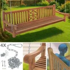 CLP Schommelbank Farm 240 Cm - Teak -VIDAXL Winkel 09ede7def8b24a45bcca17aa60fce47a