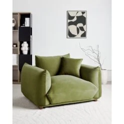 LUVOS - Fauteuil - Groen - Fluweel 12 LUVOS - Fauteuil - Groen - Fluweel -VIDAXL Winkel 0abcde45f1224ba2aa066ad1da7af176