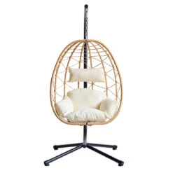 Hangstoel Van Bruin Rotan En Metaal -VIDAXL Winkel 0b2e08dadccd49a3bc7d6169622e1f1f