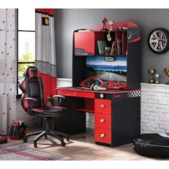 Cilek Champion Racer - Autobureau - Jongenskamer - 69x116x174 Cm - Rood -VIDAXL Winkel 0bd1a567faae448081754491fb1f297c