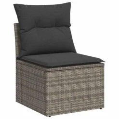 VidaXL 7-delige Loungeset Met Kussens En Verstelbaar Salontafel - Grijs -VIDAXL Winkel 0c31f8a3081b478cae07425a350d5ca8