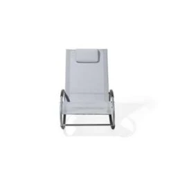 Beliani Tuinligstoel CAMPO - Grijs Polyester, Pvc -VIDAXL Winkel 0c75af79d919404d81a3ad45aac5f0f2