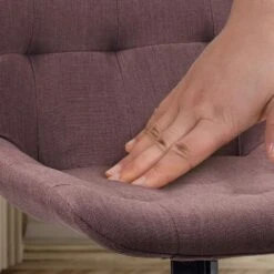 CLP Eetkamerstoel Merna Zwart Frame - Stof - Bruin -VIDAXL Winkel 0cb3992486d14c53a28bfa1537375716