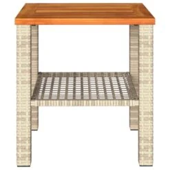 VidaXL - Loungetafel Met Opbergruimte - Beige - Poly Rattan En Hout - 40x40x42cm 14 VidaXL - Loungetafel Met Opbergruimte - Beige - Poly Rattan En Hout - 40x40x42cm -VIDAXL Winkel 0d1477242ca240f9a8fc2573ba5a5a06