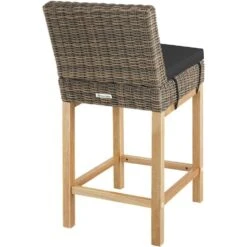 Tectake Wicker Bartafel Lovas Met 6 Stoelen Latina, Natuur -VIDAXL Winkel 0d5d74054382484daf7fd7af8e6b4933