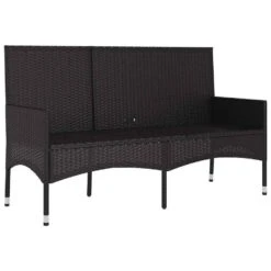 VidaXL - Tuinbank 3-zits - Zwart - Poly Rattan - Met Kussens -VIDAXL Winkel 0e00ed2ccbdf4eb38f4ef0071a1e20e6