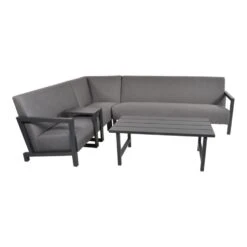 Les - Loungetafel Verona - Antraciet -VIDAXL Winkel 0eb0329e835f4c519c368bc63e964637