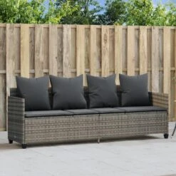 VidaXL - Loungebank - Grijs - Poly Rattan -VIDAXL Winkel 0f998a8dec454aa987bf9c3dda08eece