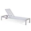 Beliani Tuinligstoel NARDO - Wit Kunsthout, Aluminium 9 Beliani Tuinligstoel NARDO - Wit Kunsthout, Aluminium -VIDAXL Winkel 1000000652