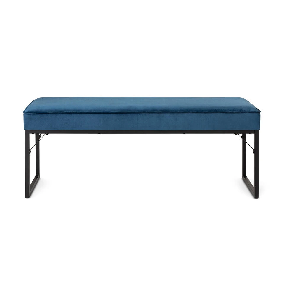 Lifa Living Londen Halbank - Blauw - 120 X 40 X 45 Cm 3 Lifa Living Londen Halbank - Blauw - 120 X 40 X 45 Cm - Afbeelding 3