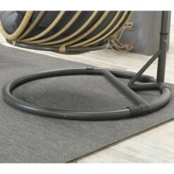 Garden Impressions Hangstoel Panama Hangstoel Ei - Natural Rotan -VIDAXL Winkel 1000009439 0104