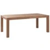 Beliani Eettafel MONSANO - Lichte Houtkleur Eucalyptushout -VIDAXL Winkel 1000011852