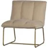 WOOOD Fie Fauteuil - Ribstof - Zand - 77x64x71 -VIDAXL Winkel 1000013722