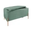 Leitmotiv Bank Snog XL - Velvet Jade Groen, Goud Geverfde Poten - 90x45x45cm -VIDAXL Winkel 1000022706