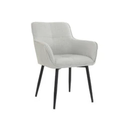 Eetkamerstoel Emily - Bruin - Velvet