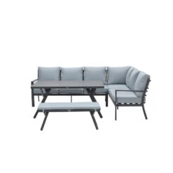 Garden Impressions Senja Sport Tuinbankje 110x40xH45 - Mint Grijs -VIDAXL Winkel 1000025704 0104