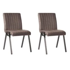 Label51 Eetkamerstoel Matz Antraciet - Set Van 2