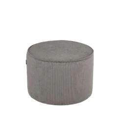 LABEL51 Poef Tibo - Donkergrijs - Ribcord -VIDAXL Winkel 1000028478 0101