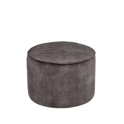 LABEL51 Poef Tibo - Antraciet - Velours -VIDAXL Winkel 1000028481 0101