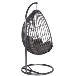 Garden Impressions Panama Hangstoel Ei - Donker Grijs -VIDAXL Winkel 1000035642 0104