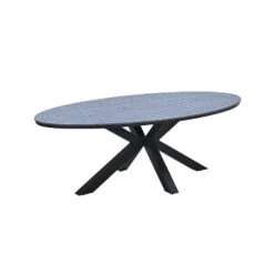 Garden Impressions Tulli Tuintafel 220x115 Cm - Donker Grijs -VIDAXL Winkel 1000035682 0103