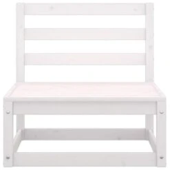 VidaXL 2-delige Loungeset Met Kussens Massief Grenenhout Wit -VIDAXL Winkel 1000035714 0103