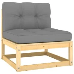 VidaXL 3-delige Loungeset Met Kussens Massief Grenenhout -VIDAXL Winkel 1000035723 0101