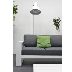 Garden Impressions Plaza 3-zits Lounge Tuinbank - Mat Wit -VIDAXL Winkel 1000040935 0103