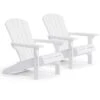 Keter Troy Adirondack Tuinstoel - Set Van 2 - 85x80x96.5cm - Wit -VIDAXL Winkel 1000041632